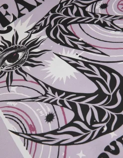 Takko Sweatshirt - Print op rug - lila Online