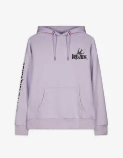 Takko Sweatshirt - Print op rug - lila Online