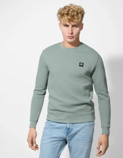 Takko Sweatshirt - Ronde hals - turkoois New