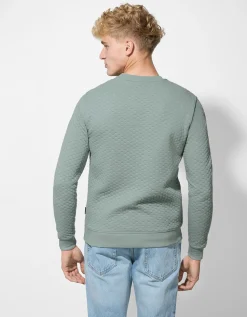 Takko Sweatshirt - Ronde hals - turkoois New
