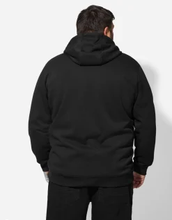 Jean Pascale Sweatvest - Effen - zwart Clearance