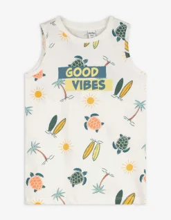 Dopodopo boys Tanktop - Print all-over - wit New