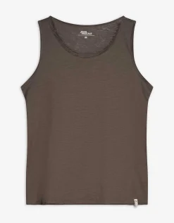 Jean Pascale Tanktop - Regular fit - lichtbruin Hot