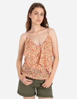 Page One Top - Chiffon - roze Discount