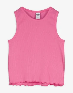Dopodopo girls Top - Geribde structuur - pink Sale