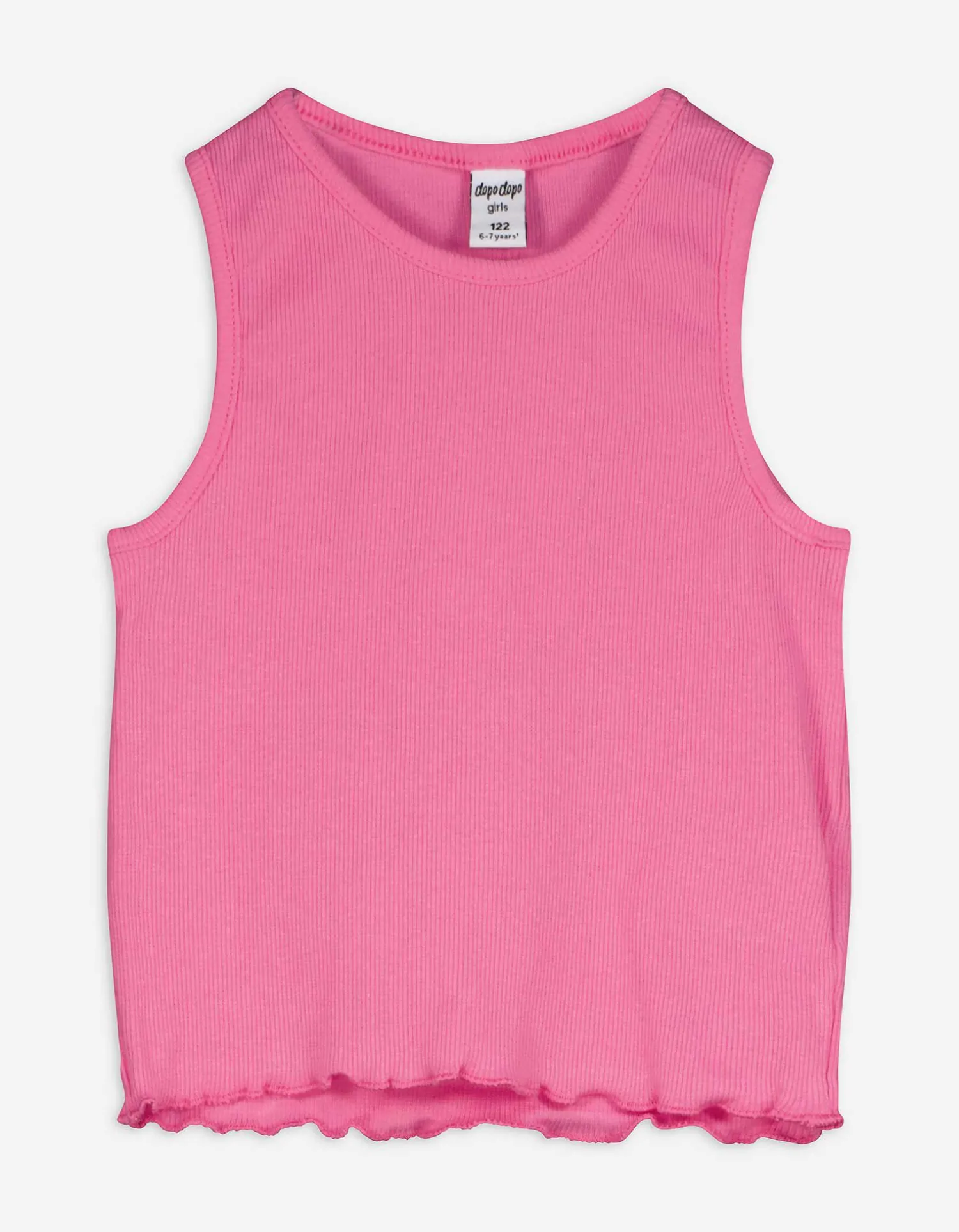 Dopodopo girls Top - Geribde structuur - pink Sale