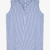 Ever Me Top - Strepen - blauw Hot