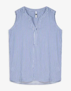 Ever Me Top - Strepen - blauw Hot
