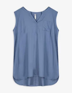 Maxi Blue Top - Viscose - lichtblauw Best