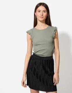 Page One Top - Volants - lichtgroen Discount