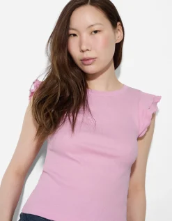 Page One Top - Volants - lila New