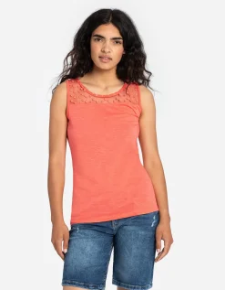 Takko Top - Zachte touch - lichtrood Online