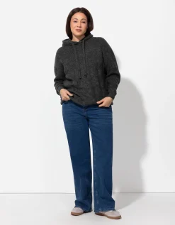 Maxi Blue Trui - Grof breisel - donkergrijs Best