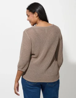 Maxi Blue Trui - Katoenmix - beige Sale