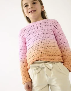 Dopodopo girls Trui - Kleurverloop - pink Sale