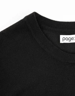Page One Trui - Korte mouwen - zwart Outlet