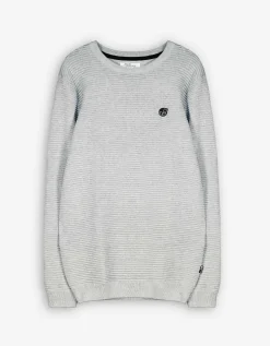Jean Pascale Trui - Label - grijs Sale