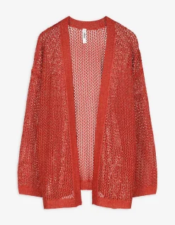 Page One Trui - Lurex - donkerrood Clearance