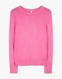 Ever Me Trui - Sierknopen - pink Hot