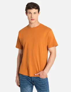 Takko T-shirt - Afdrukken achteraan - bruin Discount