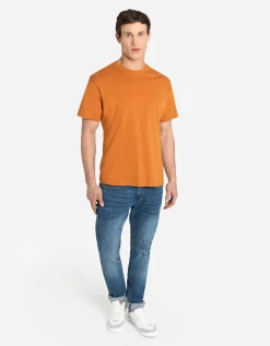 Takko T-shirt - Afdrukken achteraan - bruin Discount