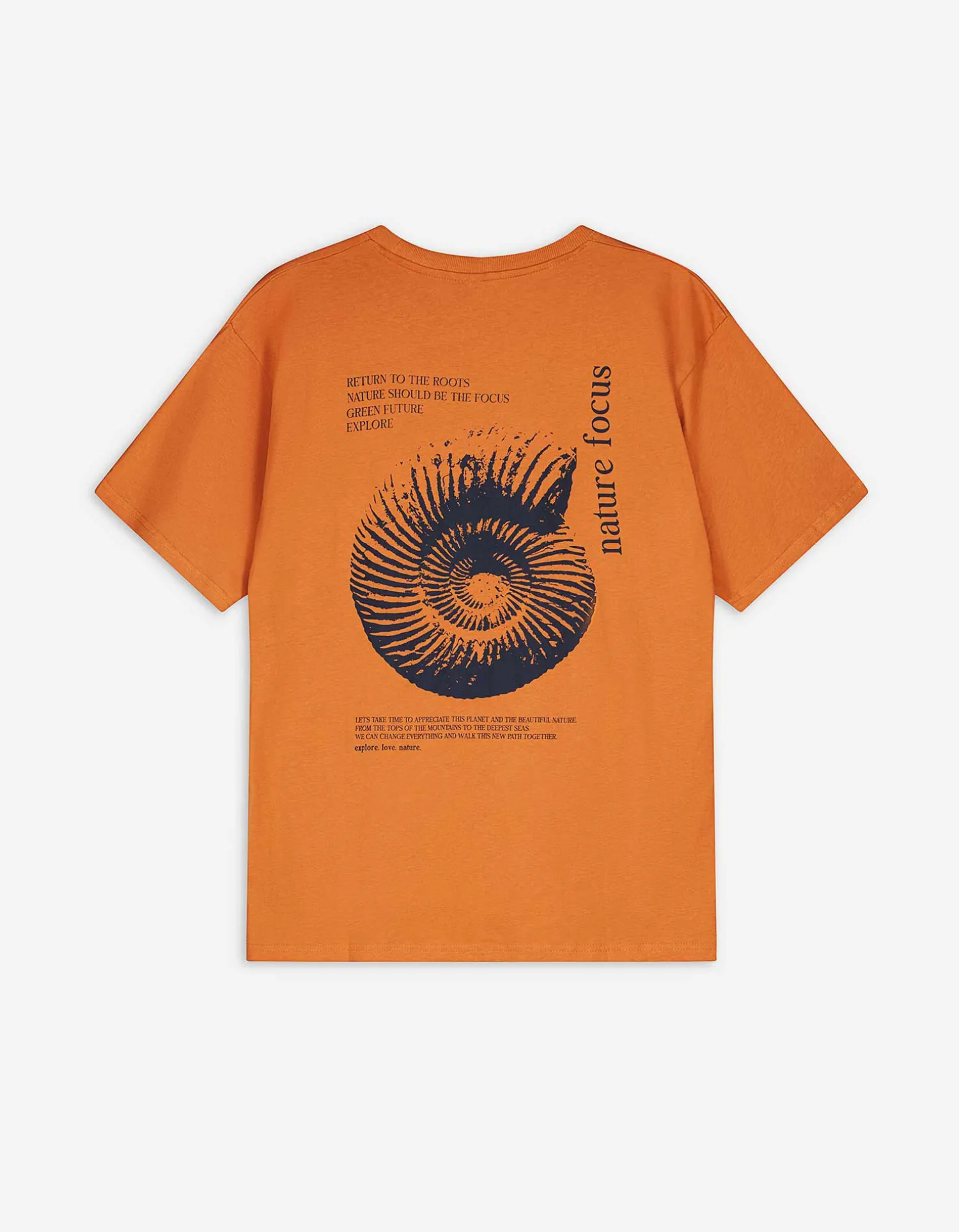 Takko T-shirt - Afdrukken achteraan - bruin Discount
