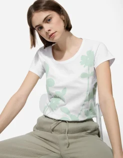Ever Me T-shirt - Bloemenmotief - wit Hot