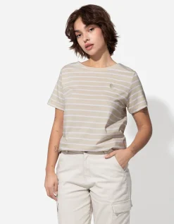 Ever Me T-shirt - Borduursels - beige New