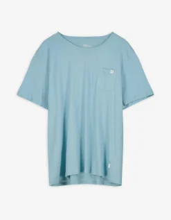 Jean Pascale T-shirt - Borstzak - turkoois New