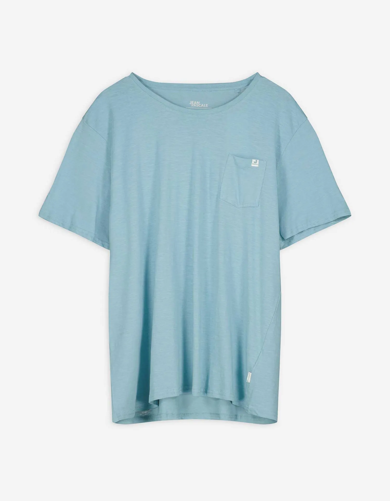 Jean Pascale T-shirt - Borstzak - turkoois New