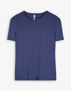 Ever Me T-shirt - Effen - blauw Outlet