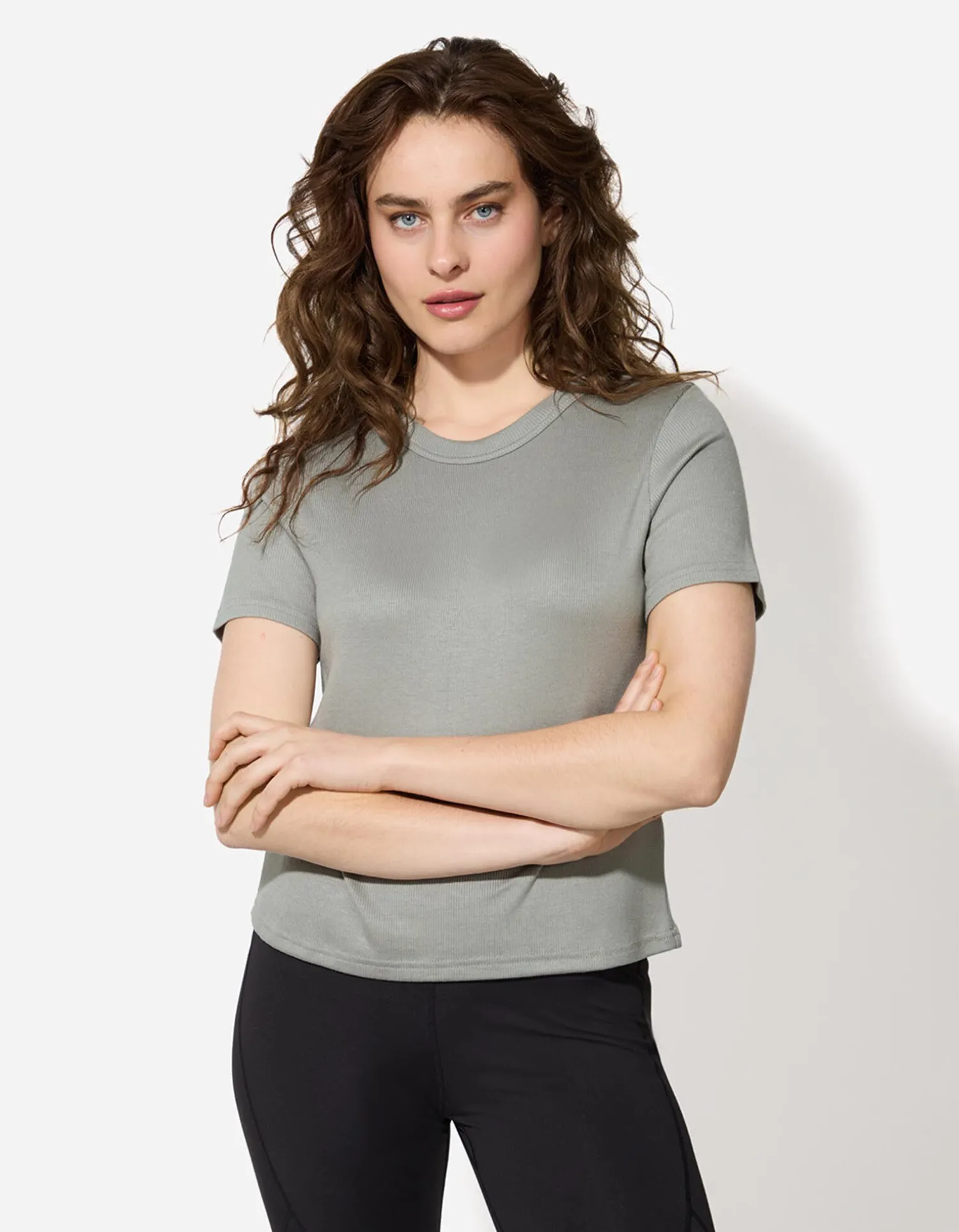 Page One Active T-shirt - Effen - donkergroen Online