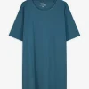 Jean Pascale T-shirt - Effen - turkoois Online