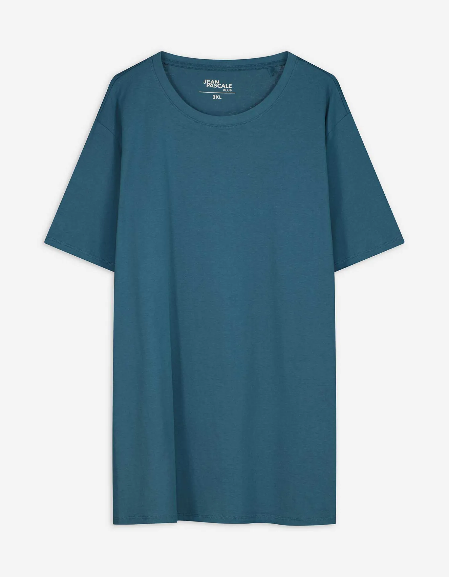 Jean Pascale T-shirt - Effen - turkoois Online