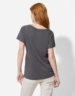 Ever Me T-shirt - Glitterprint - donkergrijs Sale
