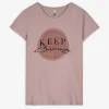 Ever Me T-shirt - Glitterprint - lila Hot