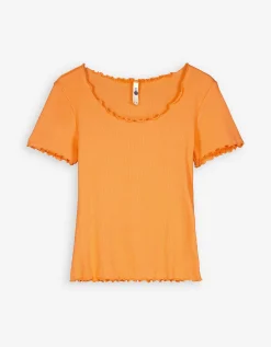 Ever Me T-shirt - Katoenmix - oranje New