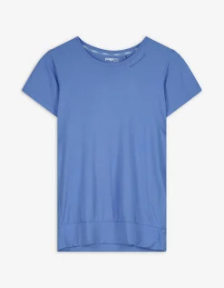 Page One Active T-shirt - LENZING&trade; ECOVERO&trade; - blauw Outlet