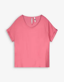 Ever Me T-shirt - LENZING™ ECOVERO™ - roze Sale