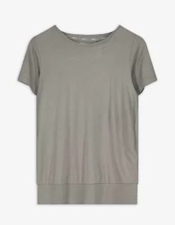 Page One Active T-shirt - LENZING&trade; ECOVERO&trade; - donkergroen Outlet