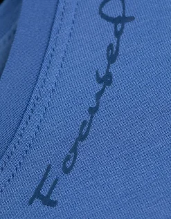 Page One Active T-shirt - LENZING&trade; ECOVERO&trade; - blauw Outlet