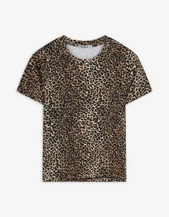 Takko T-shirt - Luipaardprint - lichtbruin Hot