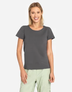Ever Me T-shirt - Met stretch - donkergrijs Outlet