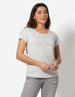 Ever Me T-shirt - Met stretch - grijs Sale