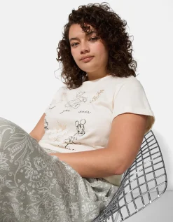 Maxi Blue T-shirt - Mickey Mouse - grijs Fashion
