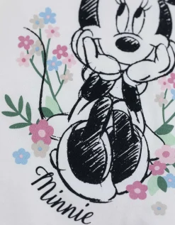 Dopodopo mini T-shirt - Minnie Mouse - wit Online