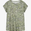 Maxi Blue T-shirt - Motief all-over - groen Sale