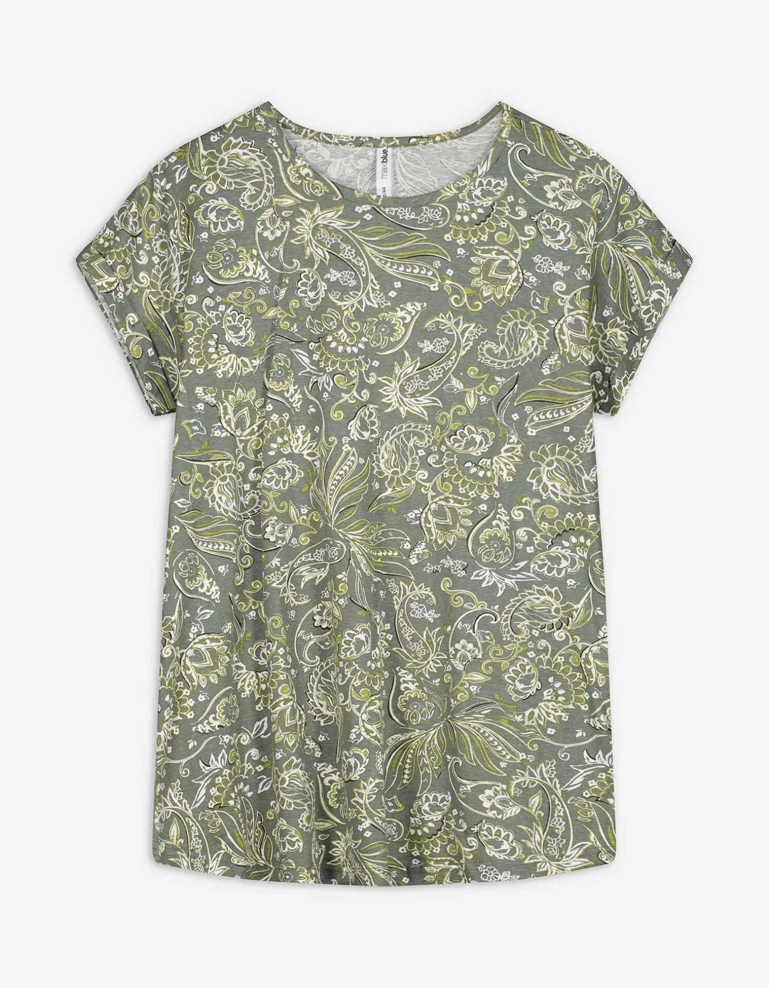 Maxi Blue T-shirt - Motief all-over - groen Sale