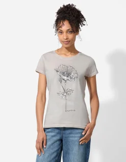 Takko T-shirt - Print - beige New