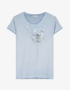Takko T-shirt - Print - lichtblauw Best